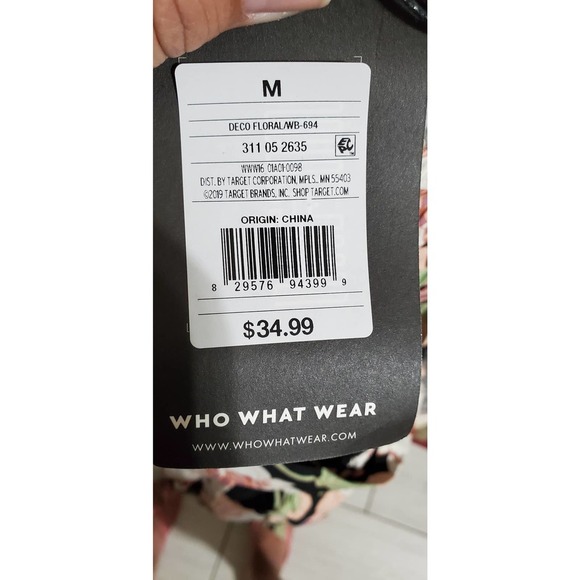 NWT Who What Wear Deco Floral Long Skirt - Medium - Picture 5 of 7